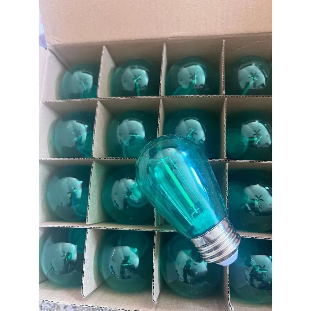 E26 S14 LED Light Bulb 2W Clear Edison Bulb for String Lights Replacement 16Pack